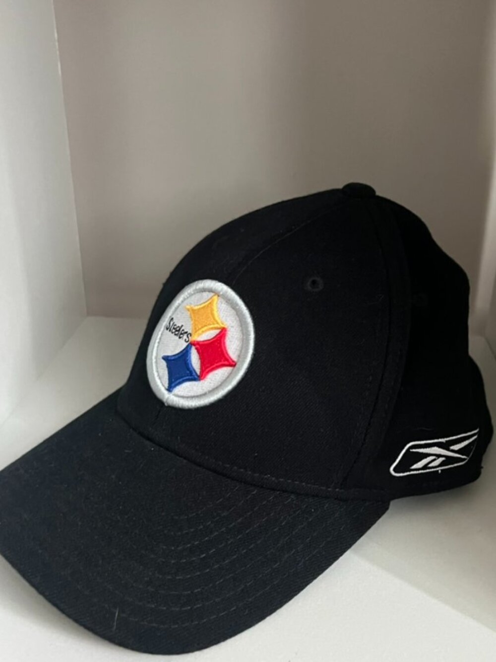 Reebok onfield Pittsburgh Steelers fitted cap black NFL OSFA American Football